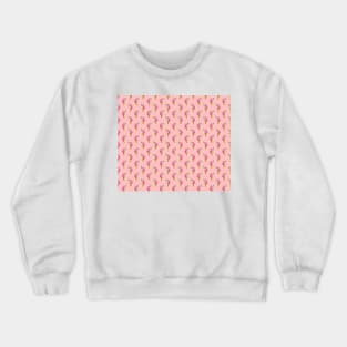 Pink Icecream Turtle Pattern Crewneck Sweatshirt